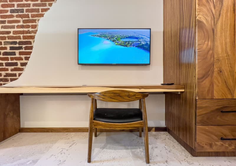 Wooden desk