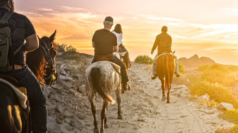 Paseo a caballo al mar